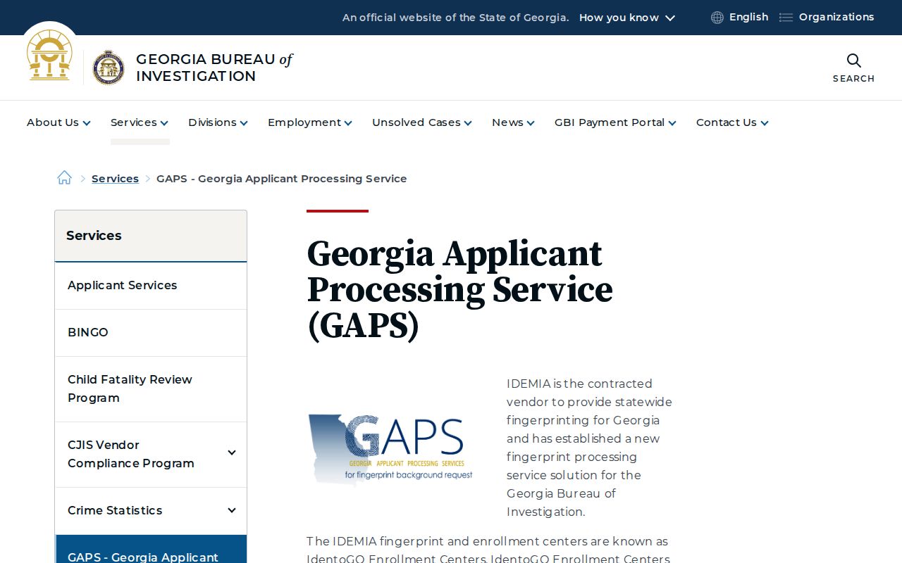Bleckley County arrest history fingerprint check workflow