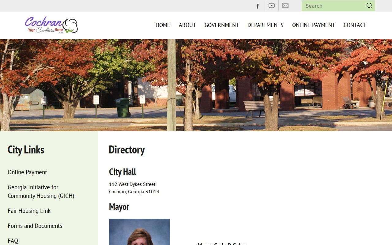 Cochran police and Municipal Court directory contacts